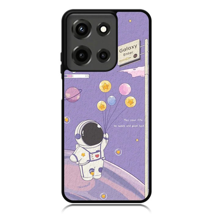 Astronaut Purple Motorola Moto G 5G 2025 Case OV9083