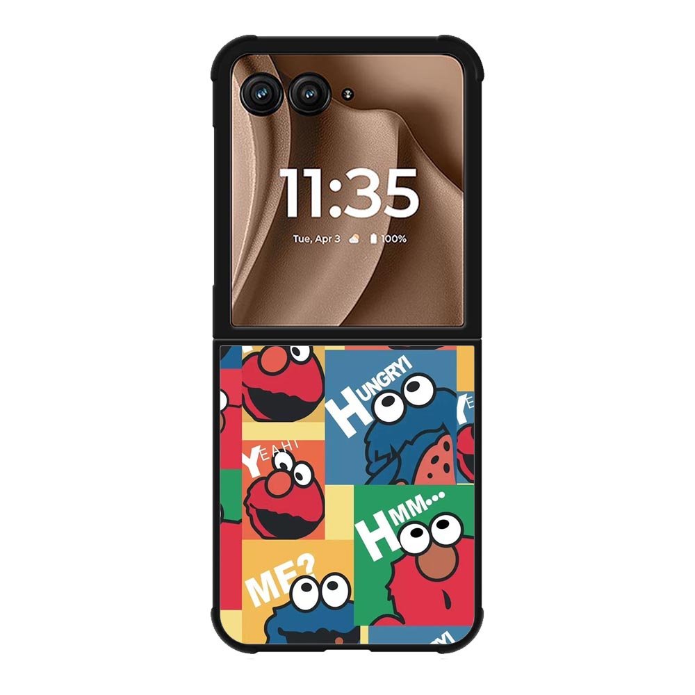 Elmo Hungry Hmm Motorola Moto RAZR Plus 2025 Case OV9073