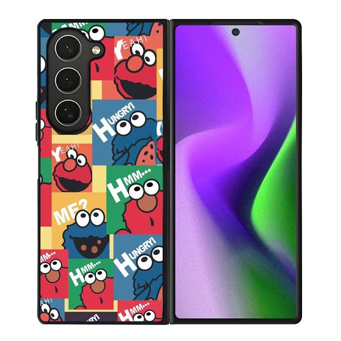Elmo Hungry Hmm Samsung Galaxy Z Fold 6 5G 2024 Case OV9073
