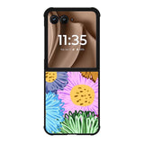 Flower Art Motorola Moto RAZR Plus 2025 Case OV9072