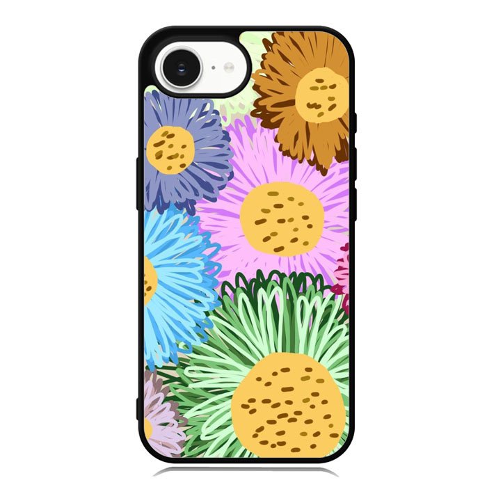 Flower Art iPhone 16e Case OV9072