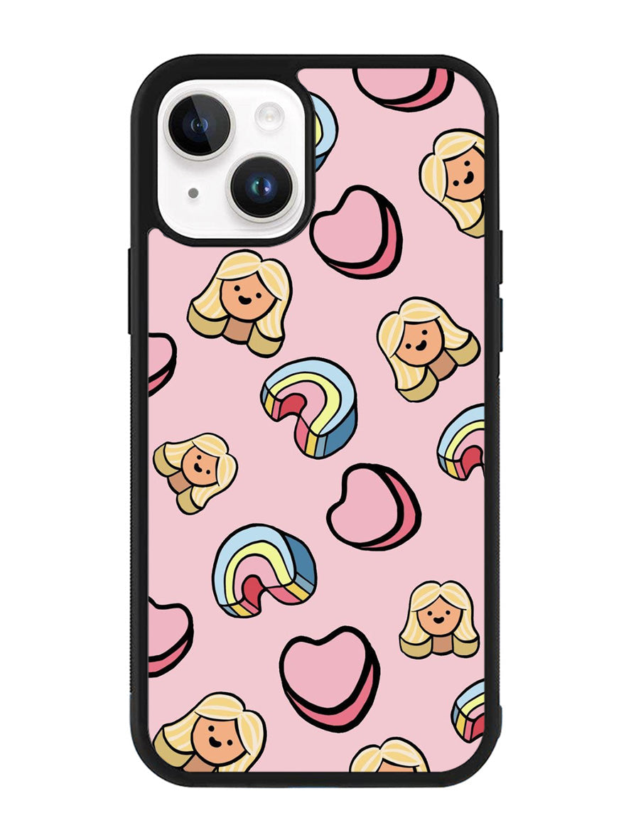 Girly Rainbow Pattern iPhone 14 Case QC9070