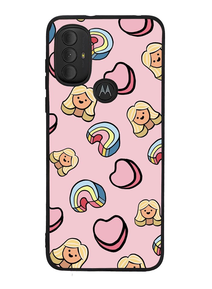 Girly Rainbow Pattern Motorola Moto G Pure 2021 , Moto G Power 2022 Case OV9070