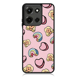 Girly Rainbow Pattern Motorola Moto G 5G 2025 Case OV9070
