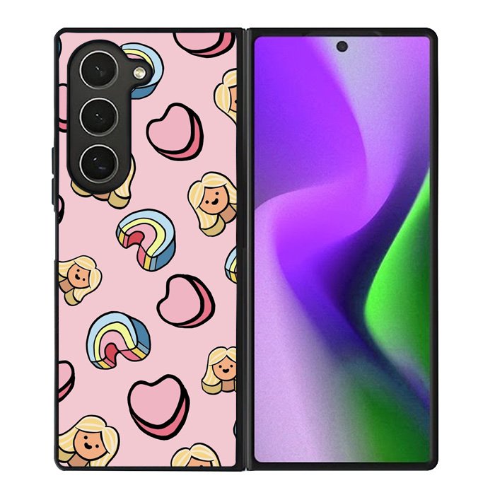 Girly Rainbow Pattern Samsung Galaxy Z Fold 6 5G 2024 Case OV9070