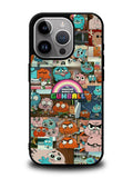 Gumball Pattern iPhone 16 Pro Case OV9068