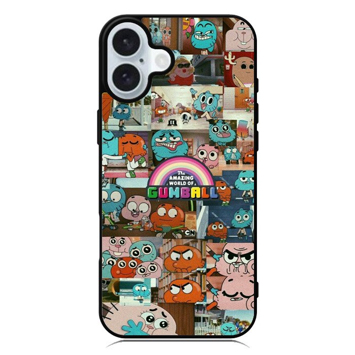Gumball Pattern iPhone 16 Case QC9068