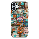 Gumball Pattern iPhone 16 Case QC9068