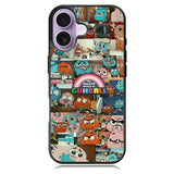 Gumball Pattern iPhone 17 Case OV9068