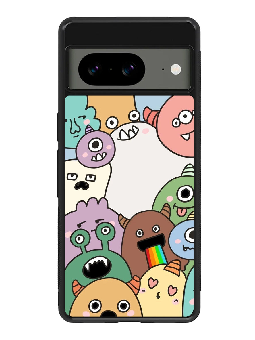 Happy Monster Google Pixel 8A Case QC9066