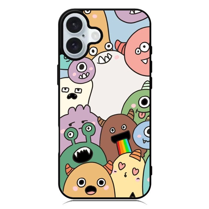 Happy Monster iPhone 16 Plus Case QC9066