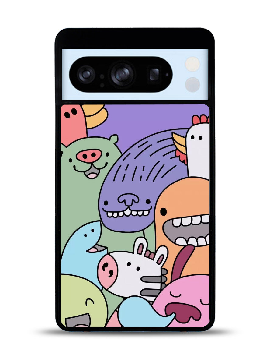 Kawaii Doodle Google Pixel 8 Pro Case QC9062