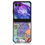 Kawaii Doodle Motorola Moto Razr Plus 2024 , Moto Razr+ 2024 Case OV9062