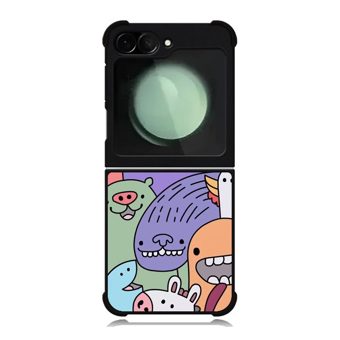 Kawaii Doodle Samsung Galaxy Z Flip 6 5G 2024 Case OV9062