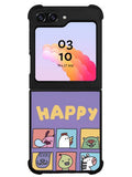 Kawaii Emoji Happy Samsung Galaxy Z Flip 5 5G 2023 Case OV9061