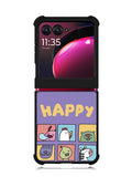 Kawaii Emoji Happy Motorola Moto Razr Plus 2023 , Moto Razr+ 2023 Case OV9061