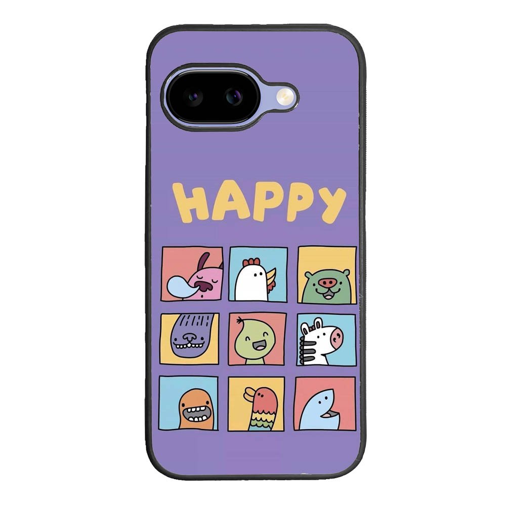 Kawaii Emoji Happy Google Pixel 10A Case QC9061