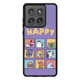 Kawaii Emoji Happy Motorola Moto Edge 2025 Case QC9061