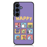 Kawaii Emoji Happy Samsung Galaxy S25 FE Case OV9061