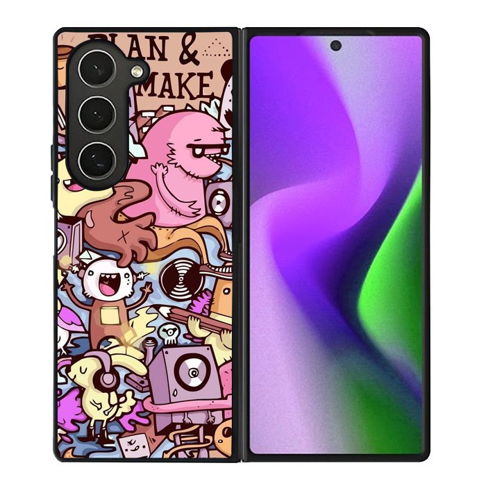 Monster Plan And Make Samsung Galaxy Z Fold 6 5G 2024 Case OV9057
