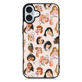 Princess Disney Face iPhone 16 Plus Case QC9053