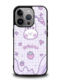 Rabbit Cute Purple iPhone 14 Pro Max Case QC9051