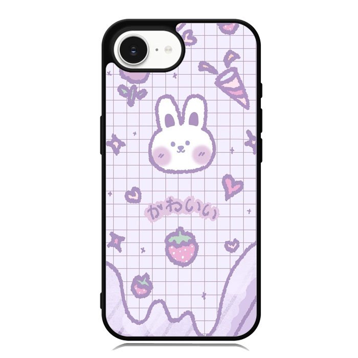 Rabbit Cute Purple iPhone 16e Case OV9051