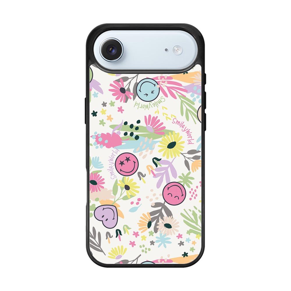 Smiley World Pattern iPhone Air Case QC9048