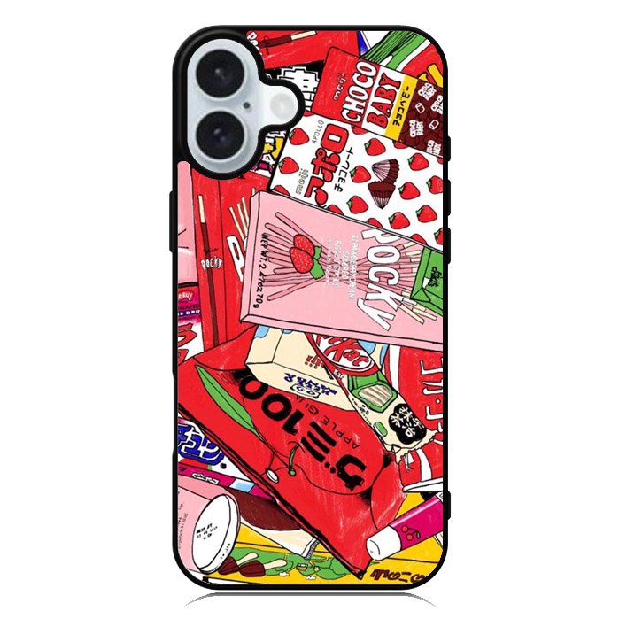 Snack Wallpaper iPhone 16 Case QC9047