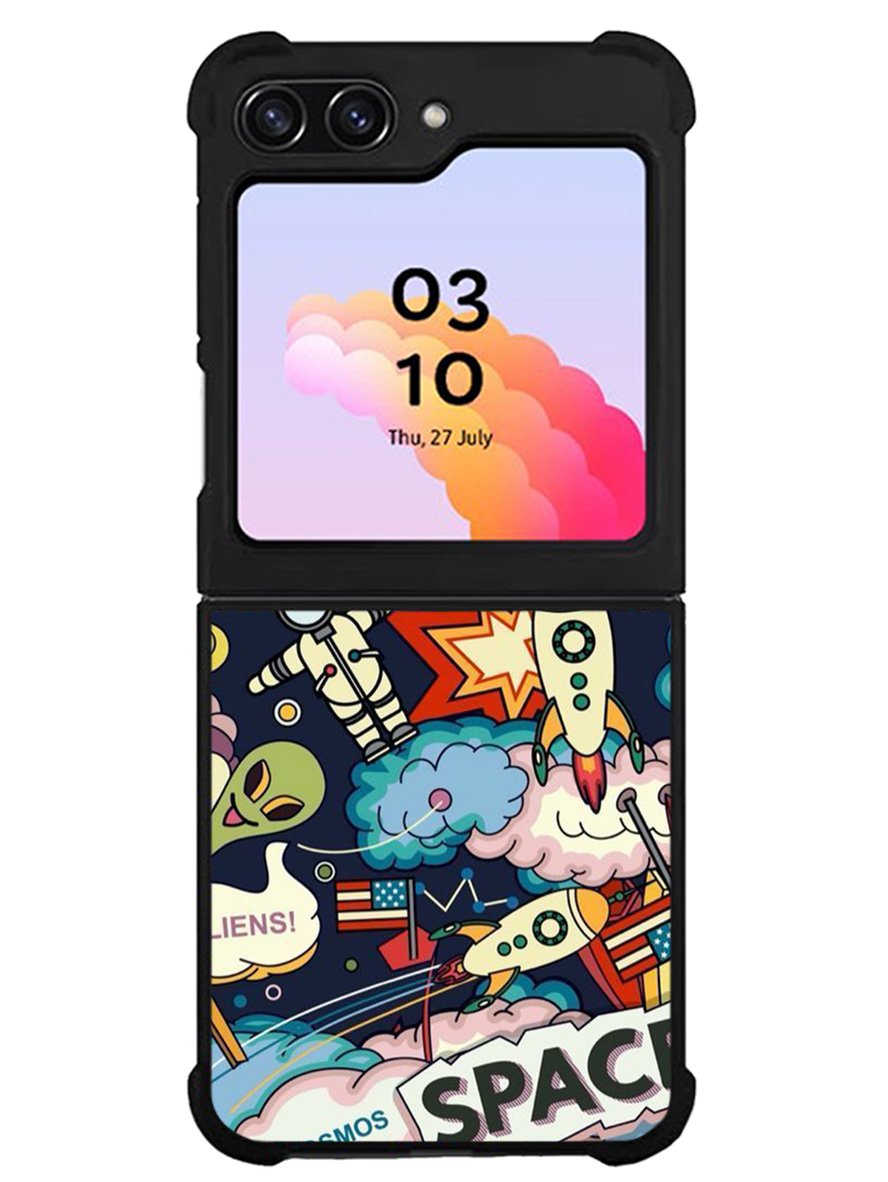 Space Sticker Samsung Galaxy Z Flip 5 5G 2023 Case OV9044