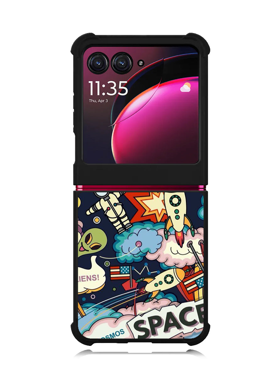 Space Sticker Motorola Moto Razr Plus 2023 , Moto Razr+ 2023 Case OV9044