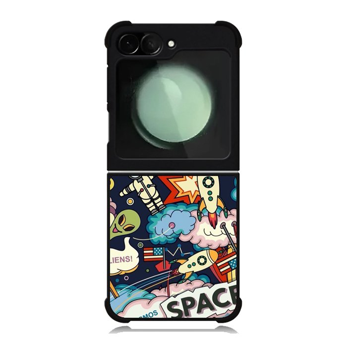 Space Sticker Samsung Galaxy Z Flip 6 5G 2024 Case OV9044