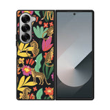 Tiger Forest Pattern Samsung Galaxy Z Fold 7 5G Case QC9040