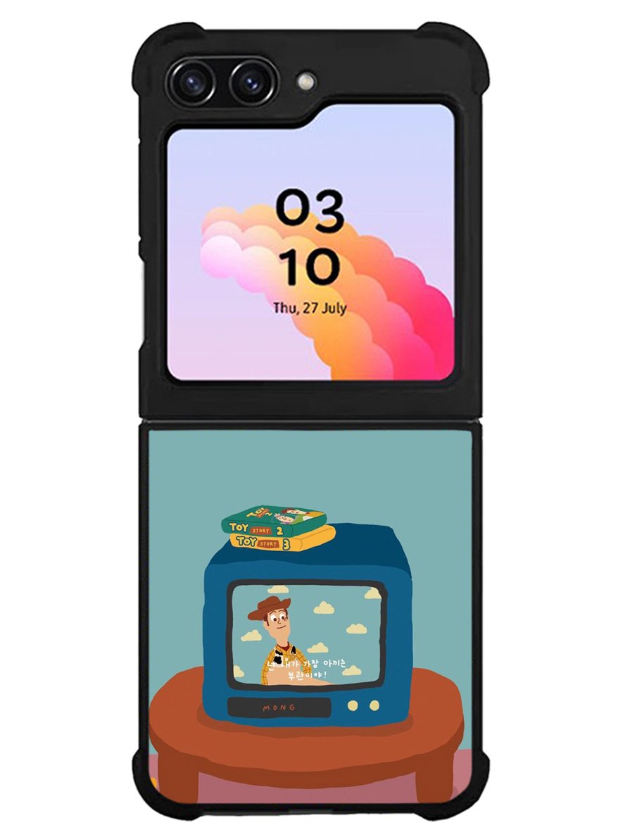 Watching Woody Samsung Galaxy Z Flip 5 5G 2023 Case OV9037