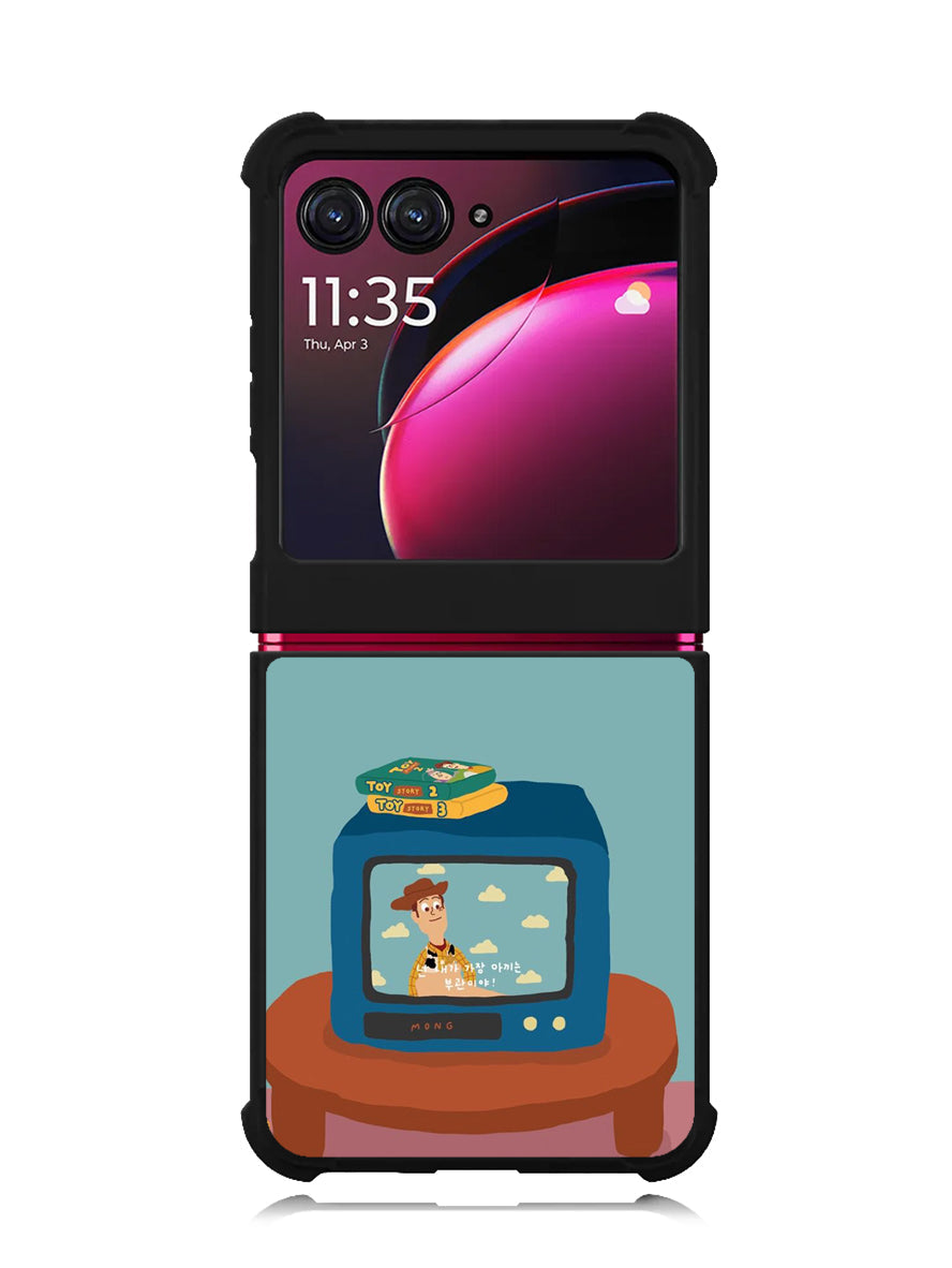 Watching Woody Motorola Moto Razr Plus 2023 , Moto Razr+ 2023 Case OV9037