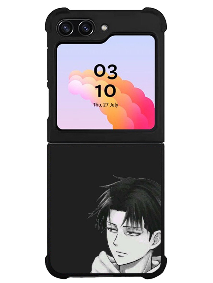 Attack on Titan Levi Face Samsung Galaxy Z Flip 5 5G 2023 Case OV9029