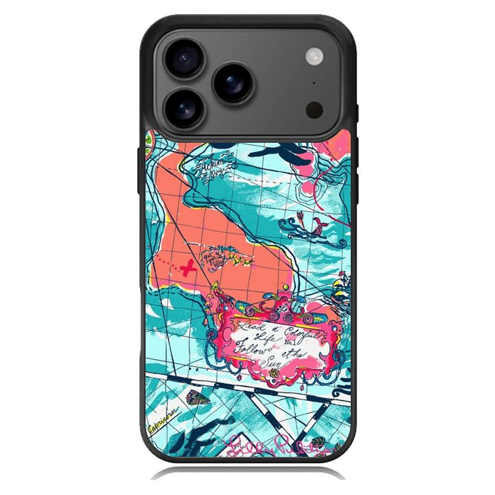 Lilly Pulitzer Map Samsung Galaxy S26 Ultra Case OV9031
