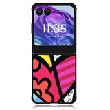 Romero Britto Love Motorola Moto Razr Plus 2024 , Moto Razr+ 2024 Case OV9035