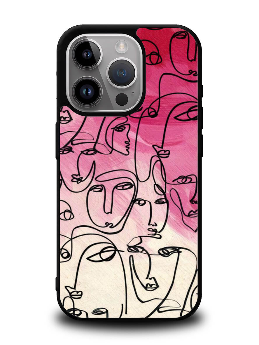 Abstract Illustrasi iPhone 16 Pro Max Case QC11229