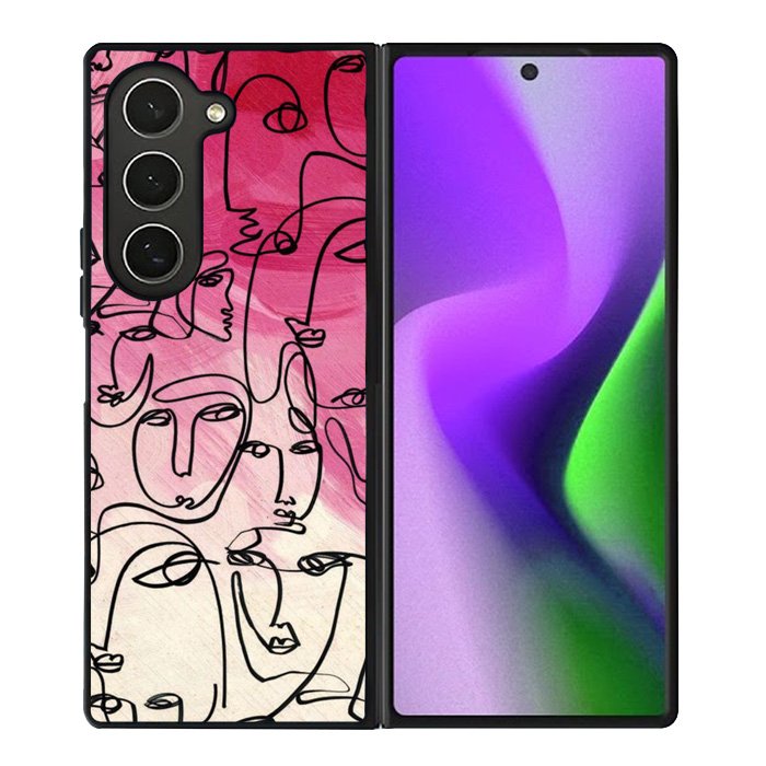 Abstract Illustrasi Samsung Galaxy Z Fold 6 5G 2024 Case OV11229