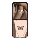 Butterfly Aesthetic Simple Motorola Moto RAZR Plus 2025 Case OV11187