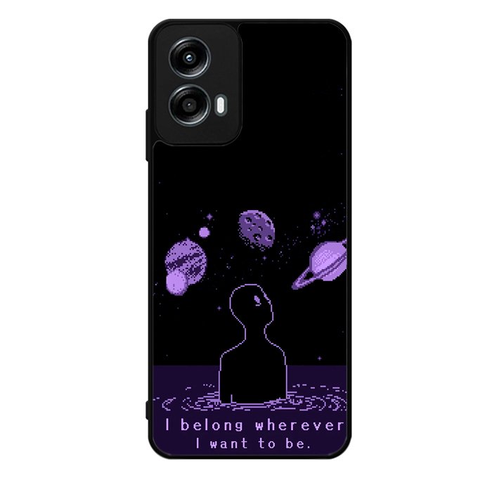 I Belong Wherever I Want To Be Motorola Moto G Play 2024 Case OV11114