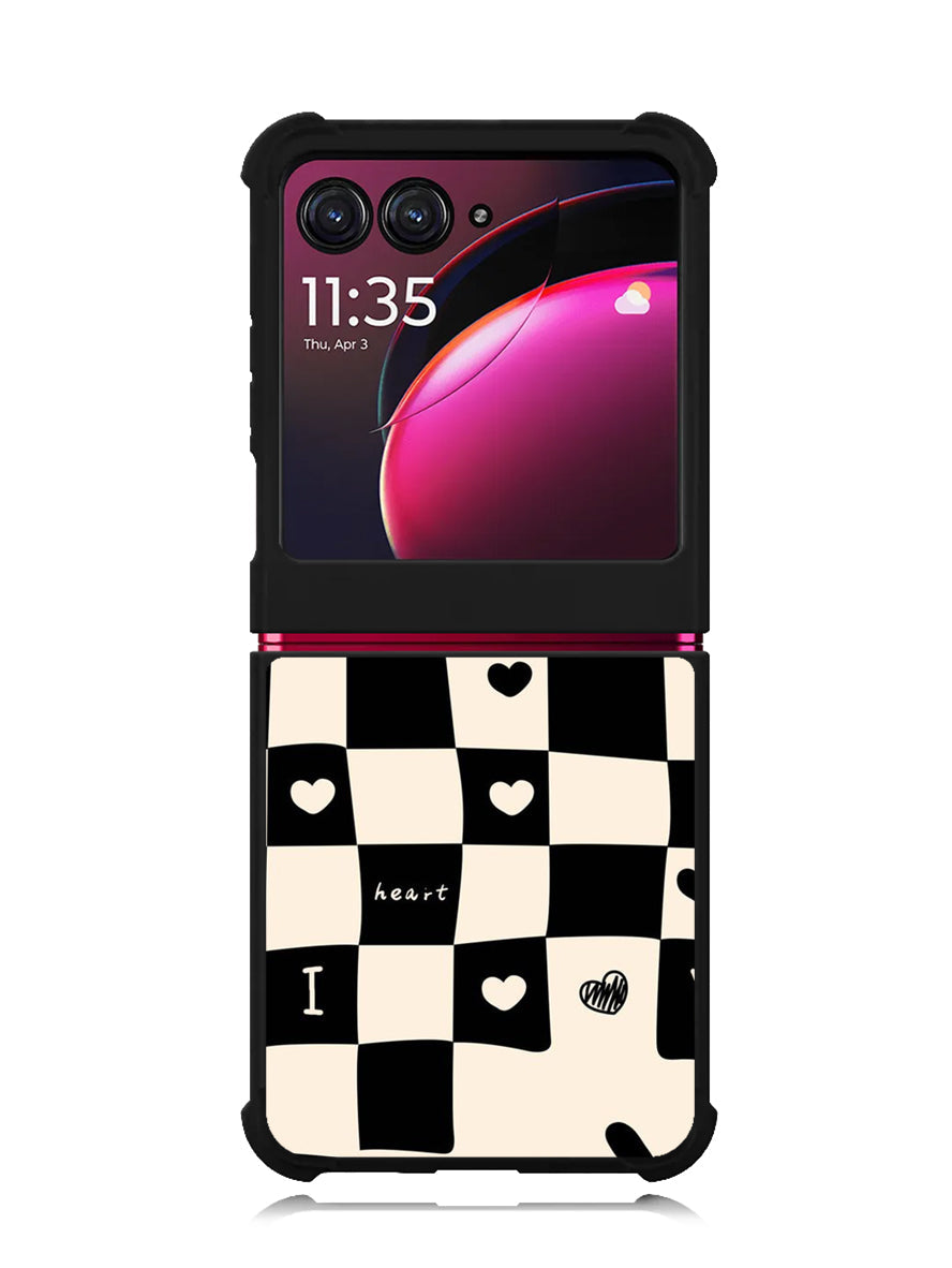 I Love You Pattern Motorola Moto Razr Plus 2023 , Moto Razr+ 2023 Case OV11115
