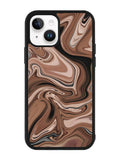Marble Brown iPhone 14 Plus Case QC11134