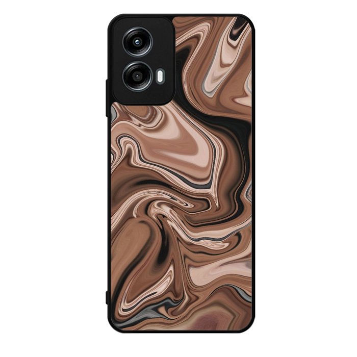 Marble Brown Motorola Moto G Play 2024 Case OV11134