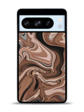 Marble Brown Google Pixel 8 Pro Case QC11134