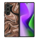 Marble Brown Samsung Galaxy Z Fold 6 5G 2024 Case OV11134