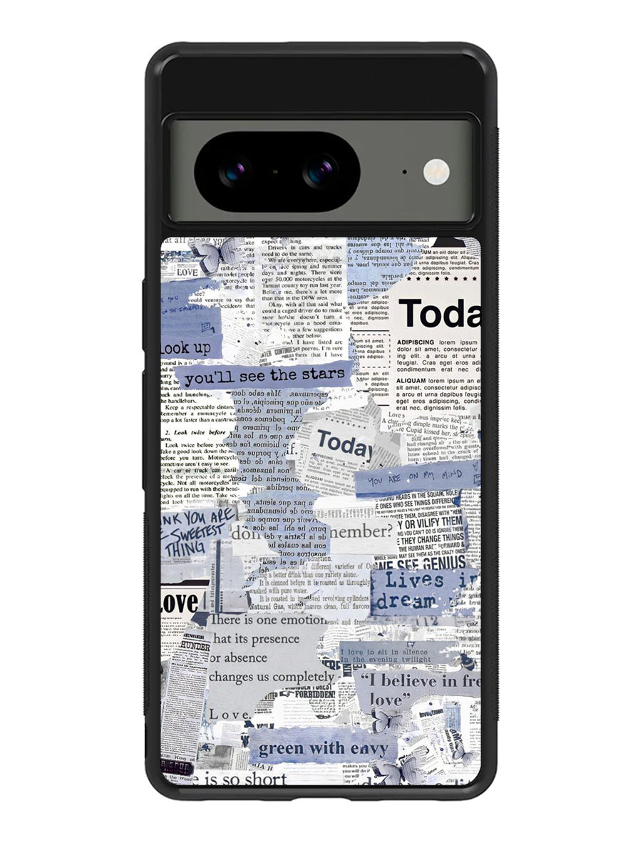 Newspaper Vintage Google Pixel 8A Case QC10987