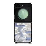 Newspaper Vintage Samsung Galaxy Z Flip 6 5G 2024 Case OV10987
