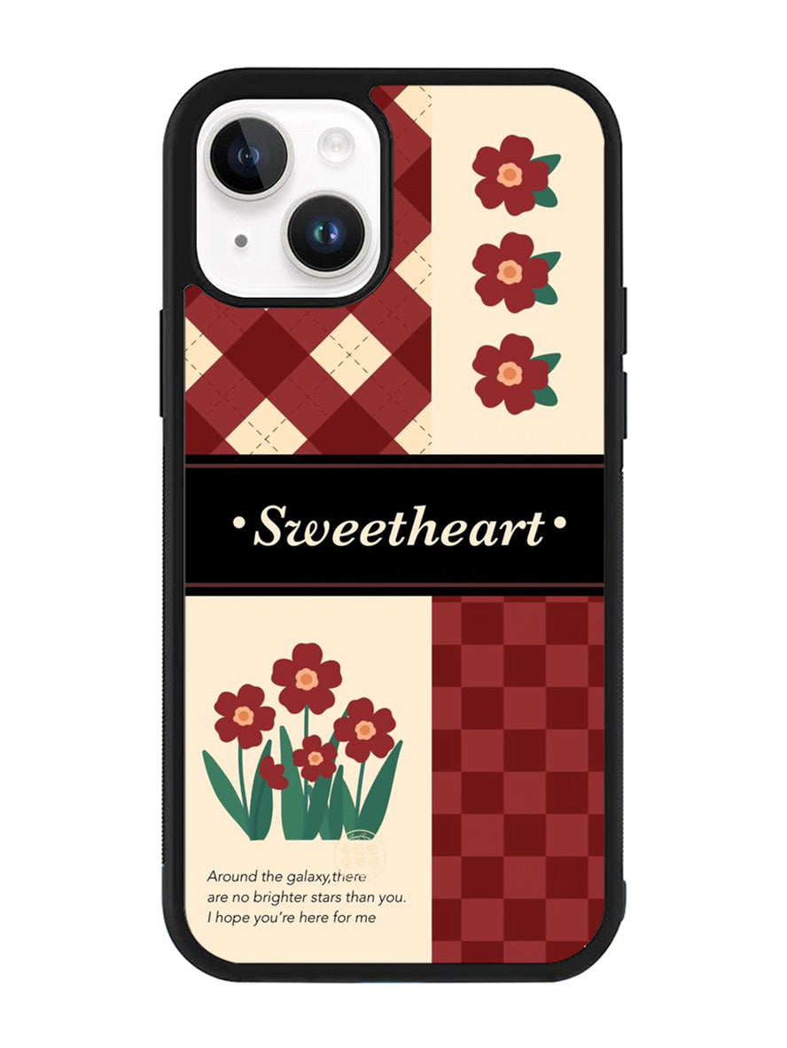 Red Sweetheart iPhone 14 Plus Case QC11012